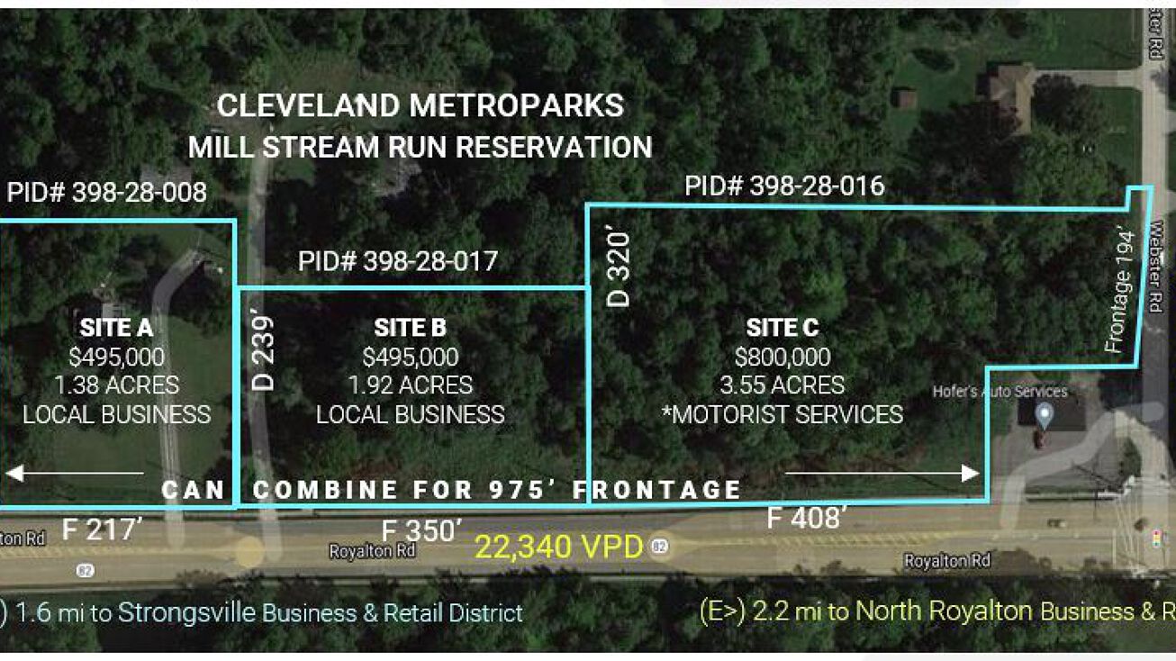 Available Land City of Strongsville